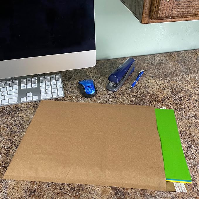 Honeycomb paper padded envelope sealable mailers (100, #4-9.5" x 13.5")