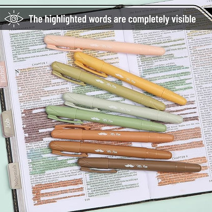 Mr. Pen- Gel Highlighter, 16 Pack, Assorted Colors, Bible Highlighters No Bleed, No Bleed Highlighters, Bible Highlighter, Bible Markers, Gel Highlighters for Bibles, Highlighter
