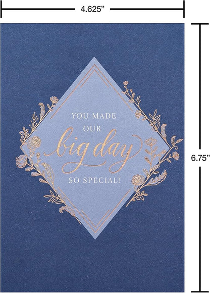 American Greetings Wedding Thank You Cards, Much More Wonderful (8-Count)