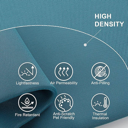 Desk Dividers, Desk Privacy Panel Shield Board for Student, Office, Classroom, Home, Free Standing Scratch Resistance, 48"x18", Sapphire