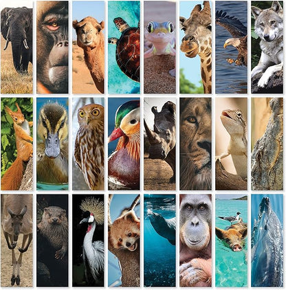 JBH Creations Around The World Animal Bookmarks - Pack of 48