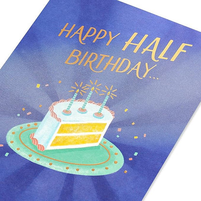 American Greetings Half-Birthday Card (A Whole Lot)