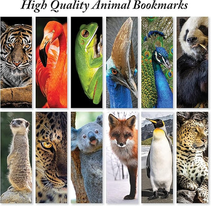 JBH Creations Around The World Animal Bookmarks - Pack of 48