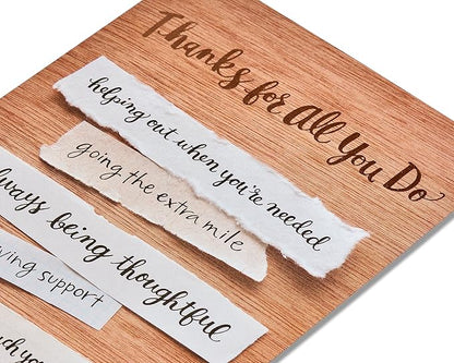 American Greetings Thank You Card (Appreciated)