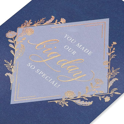 American Greetings Wedding Thank You Cards, Much More Wonderful (8-Count)