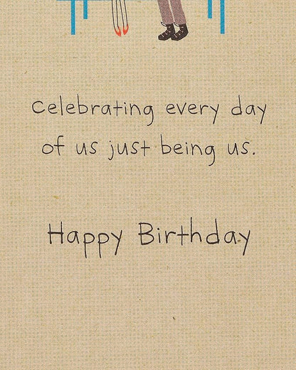 American Greetings Romantic Birthday Card (Being Us)