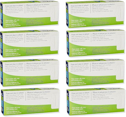 EXPO 81505 Block Eraser Dry Erase Whiteboard Board Eraser, Soft Pile, 5 1/8 W x 1 1/4 H - Pack of 8