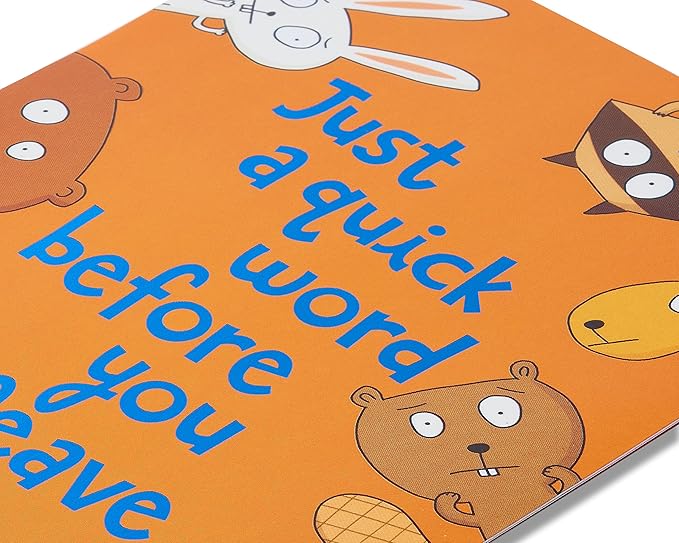 American Greetings Funny Goodbye Card (Don't Leave)