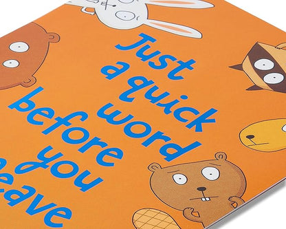 American Greetings Funny Goodbye Card (Don't Leave)