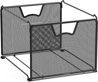 Simple Houseware Mesh Hanging File Organizer, Black