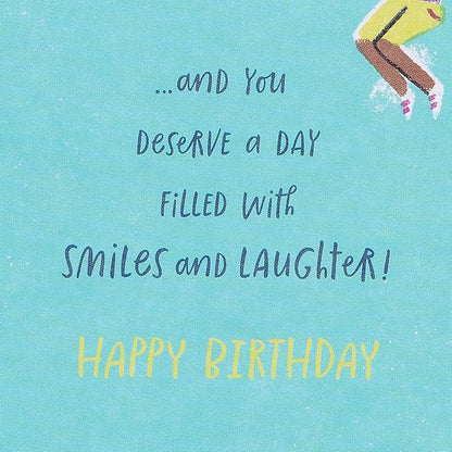 American Greetings Birthday Card (Smiles and Laughter)