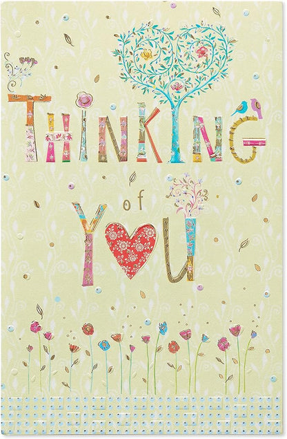 American Greetings Thinking Of You Card (Floral)