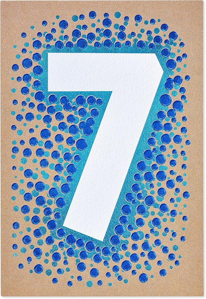 American Greetings 7th Birthday Card (Big 7)