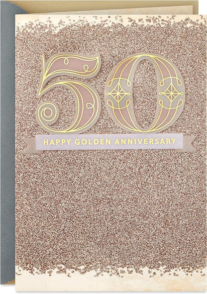 Hallmark 50th Anniversary Card (Golden Anniversary)