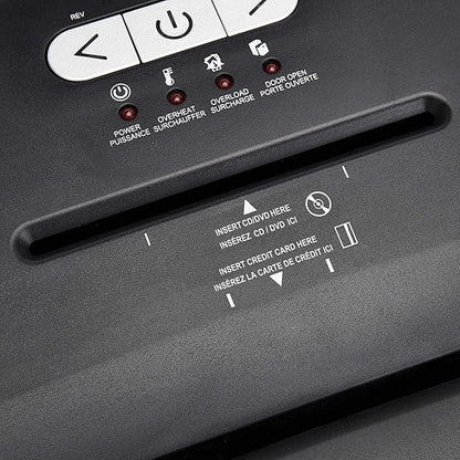 Amazon Basics 18 Sheet Cross Cut Paper, CD, and Credit Card Shredder, Black