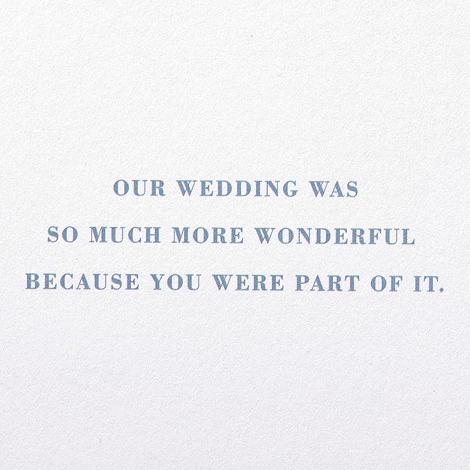 American Greetings Wedding Thank You Cards, Much More Wonderful (8-Count)