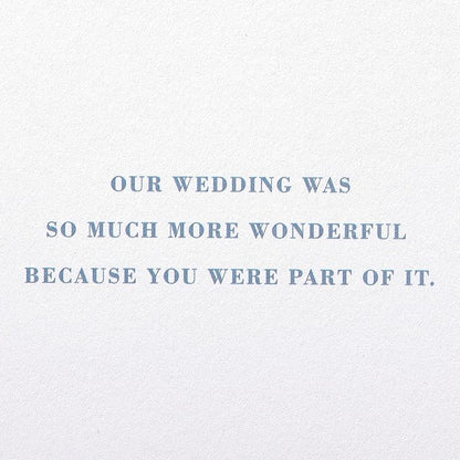 American Greetings Wedding Thank You Cards, Much More Wonderful (8-Count)