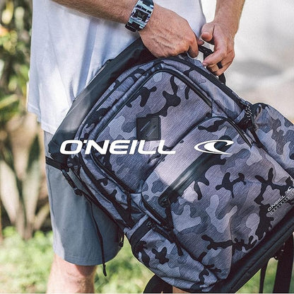 O'NEILL Mens Strike Trvlr 28L Backpack, Black Camo