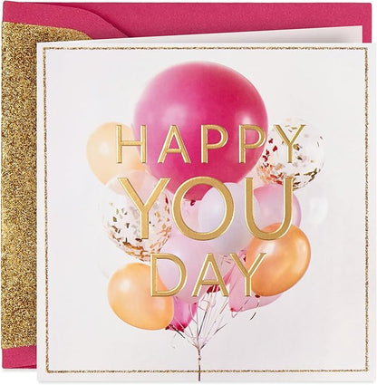 Hallmark Signature Birthday Card for Women (Happy You Day)