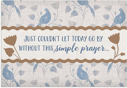 DaySpring - The Lord's Love Never Ends - 4 Floral Desgin Assortment with Scripture - 12 Boxed Praying for You Cards & Envelopes (J9176)