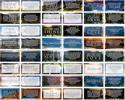 JBH Creations Share a Verse Bible Cards with Full Scripture - Pack of 48