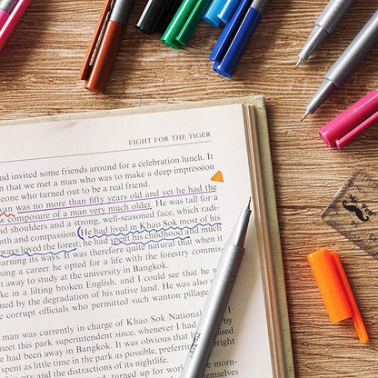 Mr. Pen- Pens, Fineliner 36 Pack, 0.4 mm, Pens Fine Point, Colored Journal Journals Supplies, Bible Pen Set, Art Writing Tip Markers