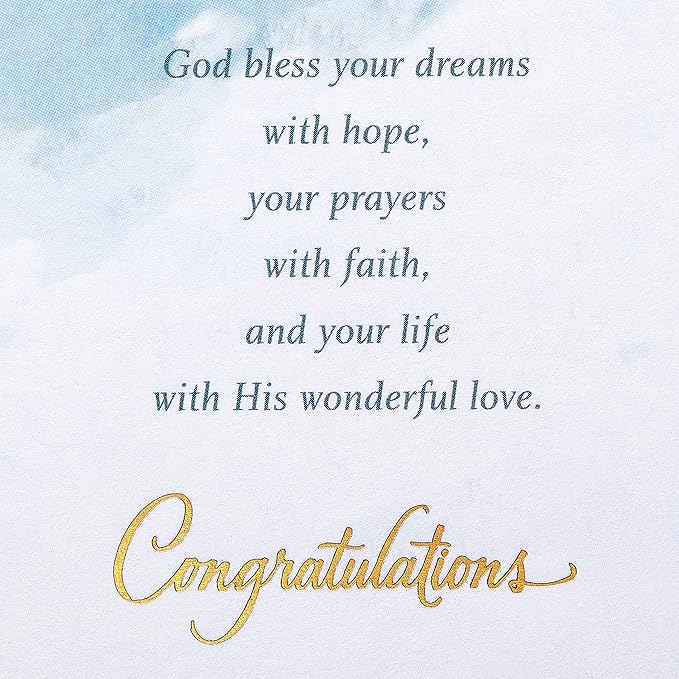 American Greetings Confirmation Card (His Wonderful Love)