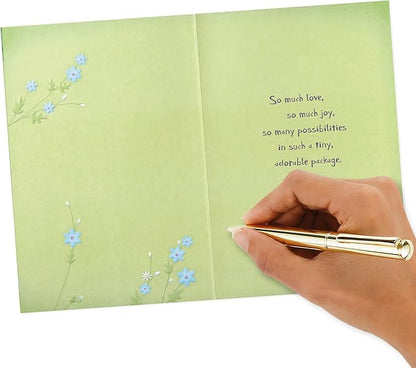 Hallmark Baby Shower Card for New Parents (Animals in the Woods) Welcome New Baby, Congratulations, Gender Reveal