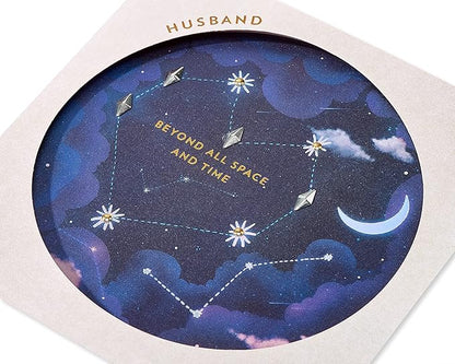 Papyrus Birthday Card for Husband (Space and Time)