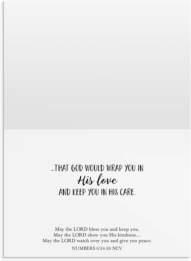 DaySpring - The Lord's Love Never Ends - 4 Floral Desgin Assortment with Scripture - 12 Boxed Praying for You Cards & Envelopes (J9176)