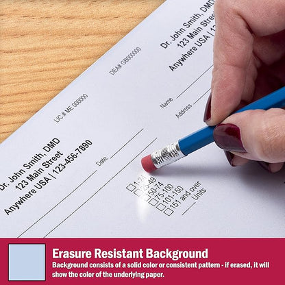 DocuGard Standard Medical Security Paper for Printing Prescriptions and Preventing Fraud, CMS Approved, 6 Security Features, Laser and Inkjet Safe, Blue, 8.5 x 11, 24 lb., 500 Sheets (04541)