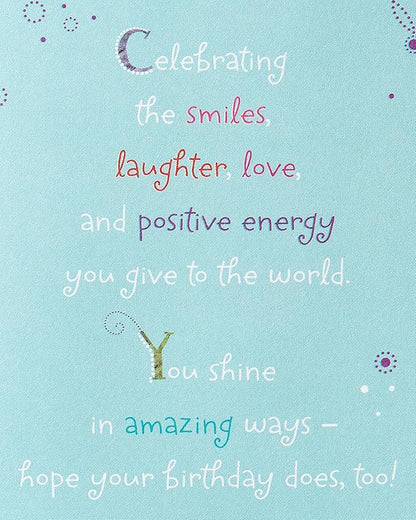 American Greetings Birthday Card for Her (Floral Happy Birthday)