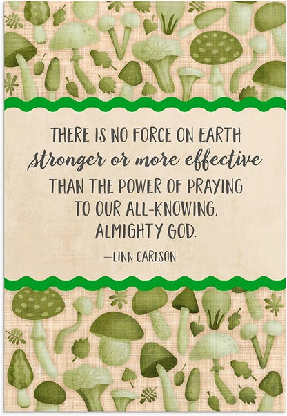 DaySpring - The Lord's Love Never Ends - 4 Floral Desgin Assortment with Scripture - 12 Boxed Praying for You Cards & Envelopes (J9176)