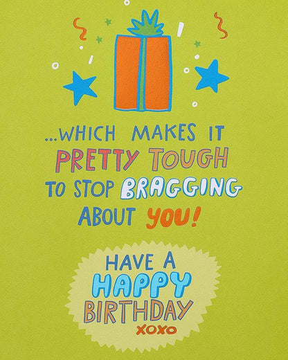 American Greetings Birthday Card for Grandson (Bragging About You)