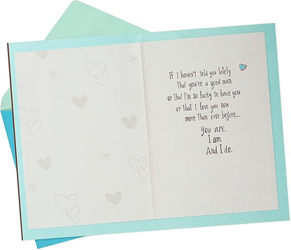 Hallmark Father's Day Card or Love Card for Him, Lucky Me to Have You (Anniversary Card)