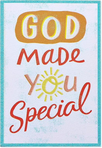 American Greetings Religious Birthday Card (Made You Special)