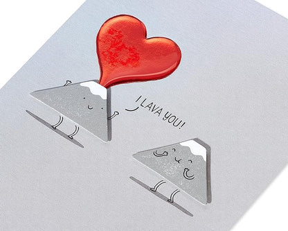 Papyrus Romantic Valentines Day Card (I Could Explode)