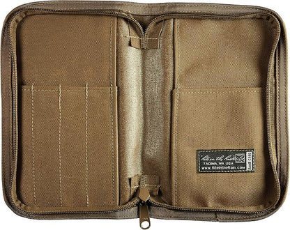 Rite in the Rain Weatherproof Side Spiral Kit: Tan CORDURA® Fabric Cover, 4.625" x 7" Tan Notebook, and Weatherproof Pen (No. 973T-KIT)