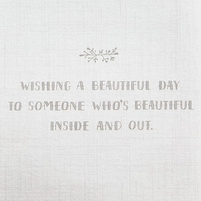 Hallmark Signature Mother's Day Card (Beautiful Inside and Out)