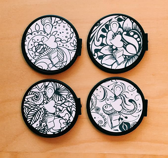 DIY - Color Your OWN Bulk Bookmarks for Kids - I Heart Books Clip Over The Page Bookmarks-75 Pack Boys & Girls. Perfect Student Incentives, Prizes, Classroom Rewards & Reading Awards!