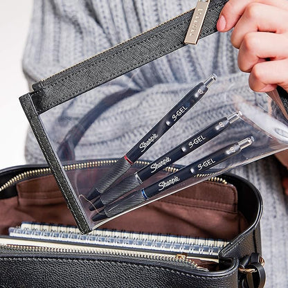 SHARPIE S-Gel, Gel Pens, Medium Point (0.7mm), Blue Ink Gel Pen, 4 Count