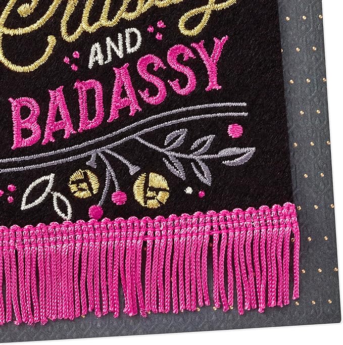 Hallmark Signature Birthday Card for Her (Sassy and Classy Flag)